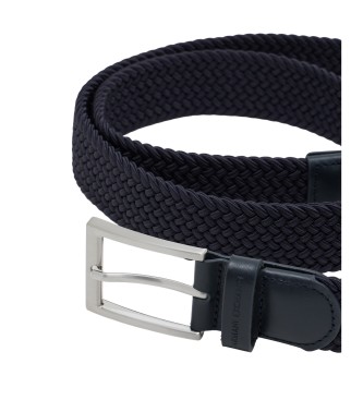 Armani Exchange Cinturn de tela tejida marino