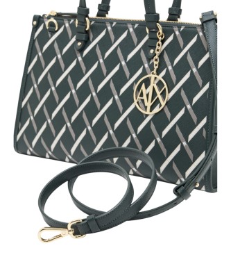 A|X Armani Exchange Top Handle bag green