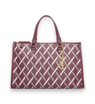 A|X Armani Exchange Sac  main bordeaux
