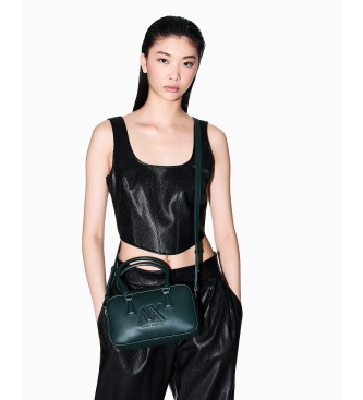Armani Exchange Green Top Handle Handbag