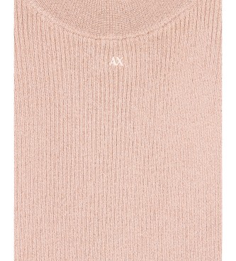 A|X Armani Exchange Top Mock rosa