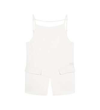A|X Armani Exchange White sleeveless top