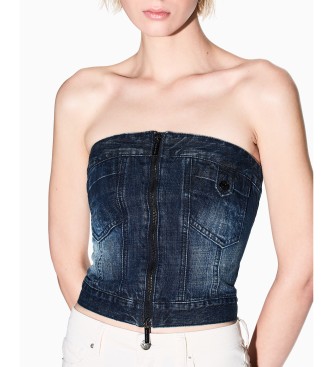 A|X Armani Exchange Blue modern top