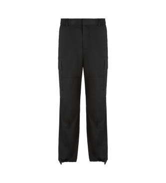 Armani Exchange Zwarte cargo broek