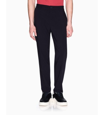 Armani Exchange Spodnie Flow navy
