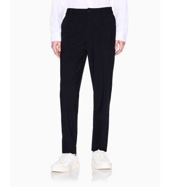 AIX Armani Exchange Flowing trousers black