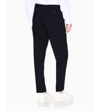 AIX Armani Exchange Flowing trousers black