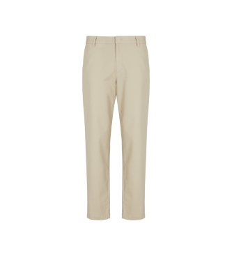 Armani Exchange Bež hlače Chino Dobby