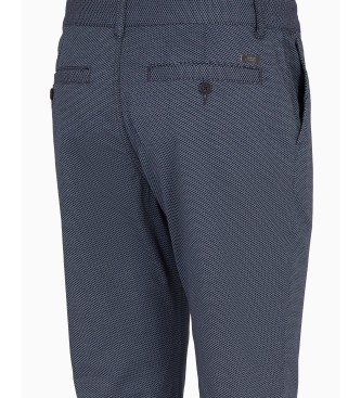 Armani Exchange Hlače iz ploščate mornarice