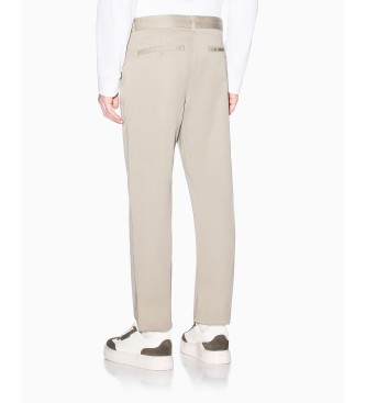 A|X Armani Exchange Pantalon chino slim beige
