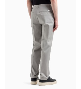 Armani Exchange Pantaln Chino Neutro gris
