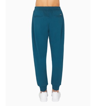 AIX Armani Exchange Calas jogger reflectoras azuis