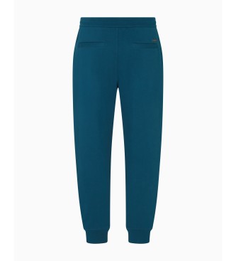 AIX Armani Exchange Calas jogger reflectoras azuis