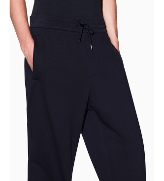 A|X Armani Exchange Navy comfortabele joggerbroek