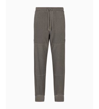A|X Armani Exchange Hlače Jogger Ax sive barve