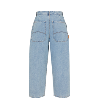 Armani Exchange Blaue Baggy Jeans