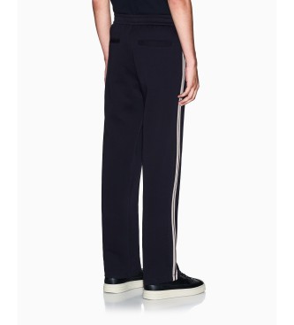 Armani Exchange Mornariške raztegljive hlače