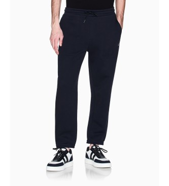 A|X Armani Exchange Jogger hlače z vrvico v mornariški barvi