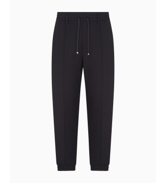 A|X Armani Exchange Marineblaue Freizeit-Jogger-Hose