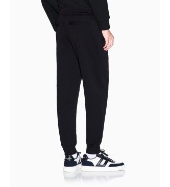 Armani Exchange Diagonal Jogger Byxor svart
