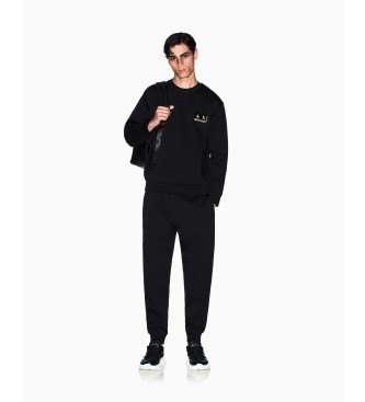 Armani Exchange Diagonal Jogger Byxor svart