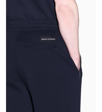 A|X Armani Exchange Navy jogger trousers