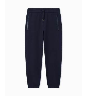 A|X Armani Exchange Navy jogger trousers