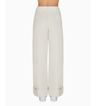 AIX Armani Exchange Beige High Waist Trousers