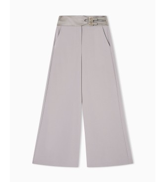 A|X Armani Exchange Cal�as bege com faixas