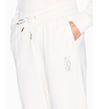 A|X Armani Exchange Pantalon en coton blanc