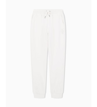 A|X Armani Exchange Pantalon en coton blanc
