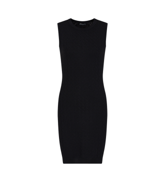 Armani Exchange Black knitted dress