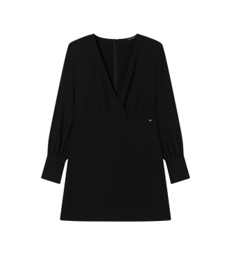 A|X Armani Exchange Jurk Regular V zwart