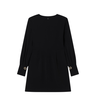 A|X Armani Exchange Jurk Regular V zwart