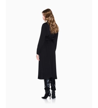 AIX Armani Exchange Black dress with hidden buttons