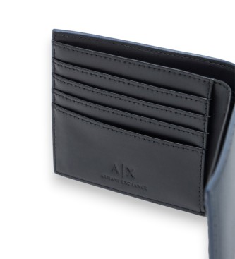 A|X Armani Exchange Porta-cart�es dobr�vel Marine