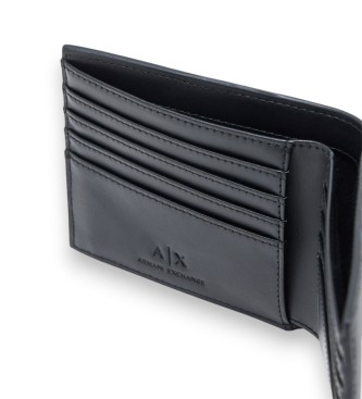 A|X Armani Exchange Porta-cart�es dobr�vel preto