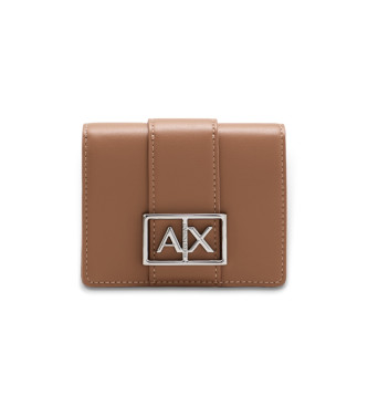 AIX Armani Exchange Cartera Pequea Asv marrn