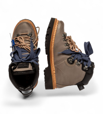 Art Leather Ankle Boots 0030 Air Alpine grey