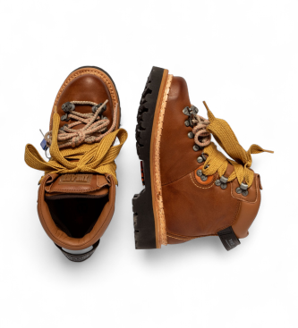 Art Leather Ankle Boots 0030 Air Alpine brown