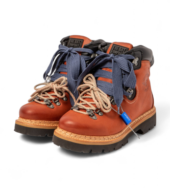 Art Leather Ankle Boots 0030 Air Alpine orange