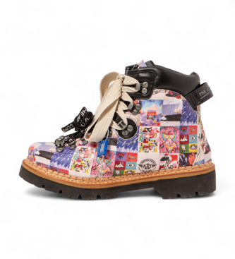 Art Leder-Stiefeletten 0030 Air Alpine mehrfarbig