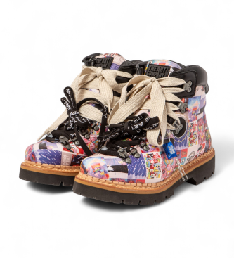 Art Leder-Stiefeletten 0030 Air Alpine mehrfarbig