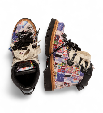 Art Leder-Stiefeletten 0030 Air Alpine mehrfarbig