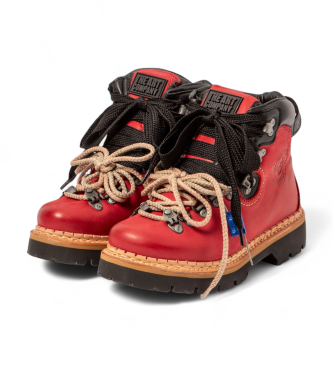 Art Lederstiefeletten 0030 Air Alpenrot