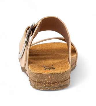 Art Skórzane sandały 0175 Crete beżowy