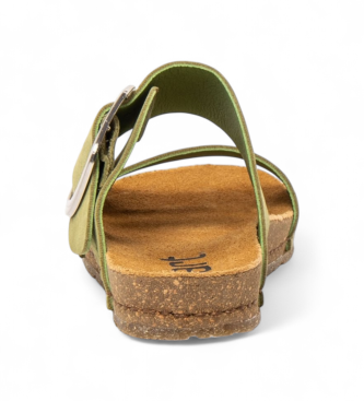 Art Skórzane sandały 0175 Crete green