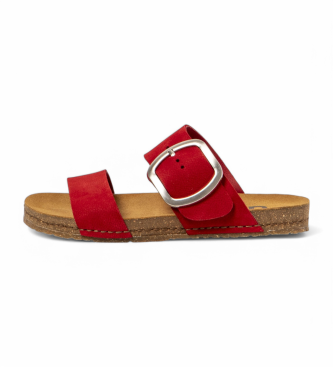 Art Leren sandalen 0175 Creta rood