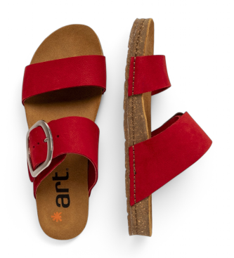 Art Leren sandalen 0175 Creta rood