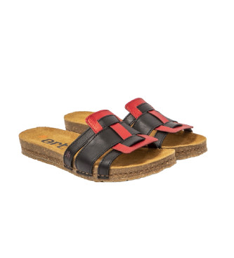 Art Leren sandalen 0259 Kreta zwart